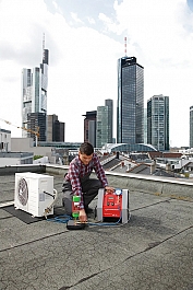 Эксплуатация автоматической манометрической станции для заправки кондиционеров Rothenberger Roklima Multi 4F