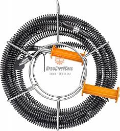 Набор для прочистки канализационных труб Крокочист 16 мм × 10 м