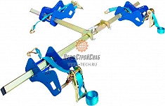 Трехсторонний ремешковый позиционер для сварки труб Caldertech K Pattern Strap Clamp 250