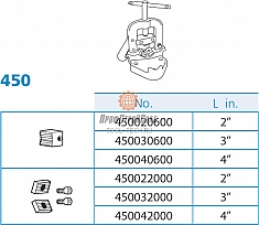 Запасные части тисков трубных настольных Super-Ego 3"